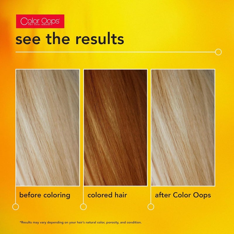 Color Oops Regular Strength Hair Color Remover with Extra Conditioning - 60ml x 2 - Image 5
